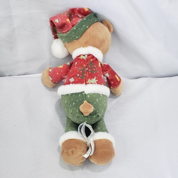 Mary Meyer Loosey Goosey Christmas Bear Plush Stuffed Toy 10 Inch Velour - Picture 5 of 10